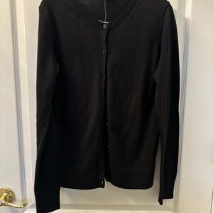 GAP Women's Elegant Black Sweater Cardigan 100% Cotton